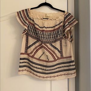 Anthropologie Love Sam Gretel top RARE Small